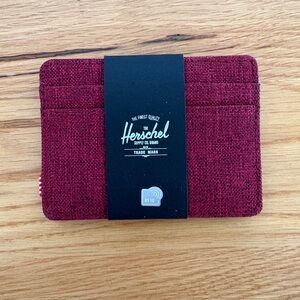 Herschel Supply Company Maroon Card Holder